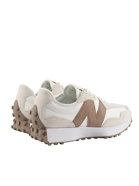 SNEAKERS BASSE CON INSERTI IN CAMOSCIO DONNA AVORIO