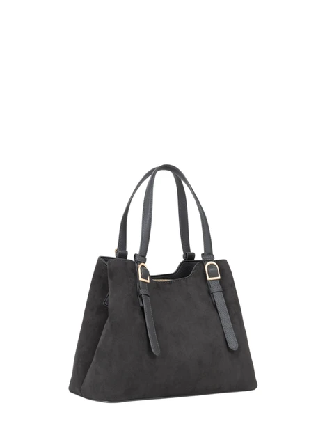 BORSA SHOPPING CON CIONDOLO DONNA ANTRACITE