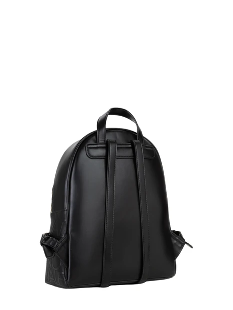 ZAINO LOGO ALL-OVER DONNA NERO