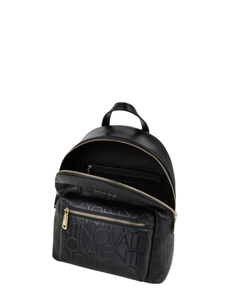 ZAINO LOGO ALL-OVER DONNA NERO