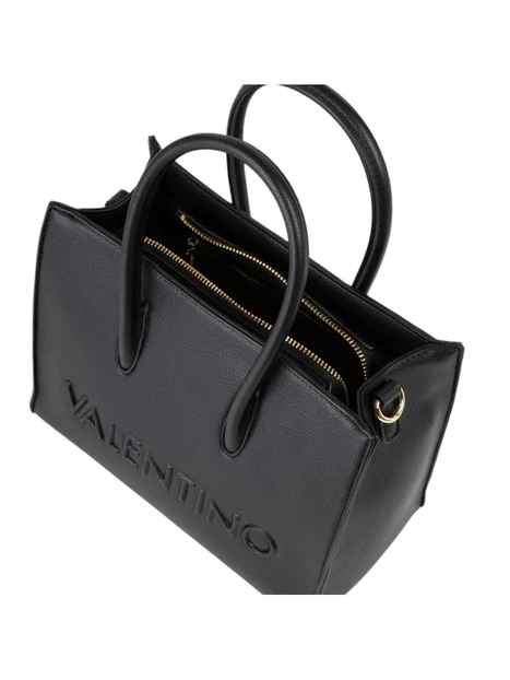 BORSA A TRACOLLA CON DOPPIO MANICO DONNA NERO