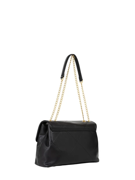 BORSA A SPALLA TRAPUNTATA VBSACZ09 CON CATENA DONNA NERO