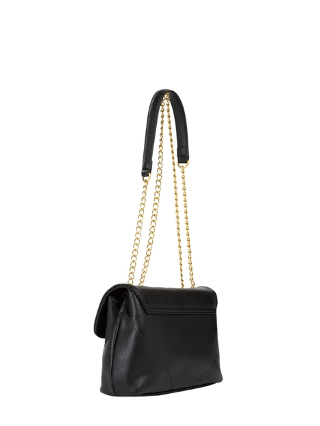 BORSA A SPALLA VBSACZ10 TRAPUNTATA CON CATENA DONNA NERO
