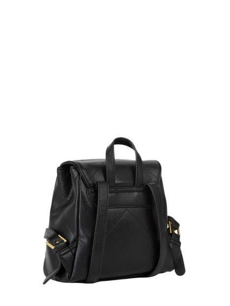 ZAINO VBSACZ22 TRAPUNTATO CON FIBBIA LOGO DONNA NERO