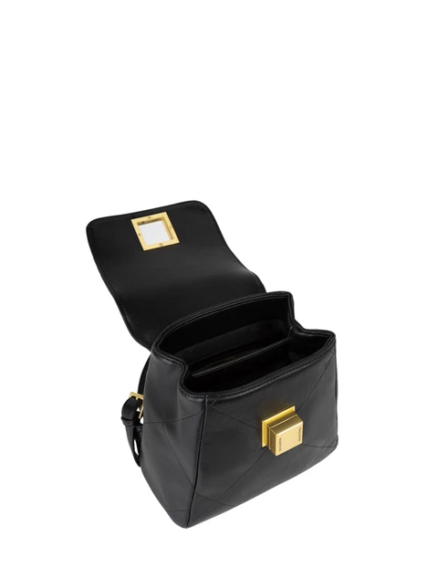 ZAINO VBSACZ22 TRAPUNTATO CON FIBBIA LOGO DONNA NERO