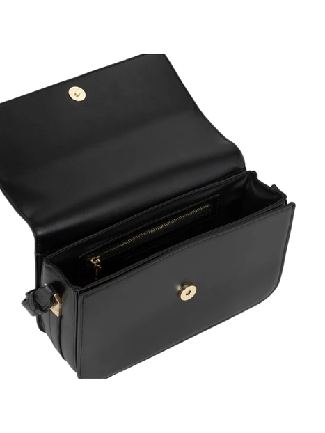 BORSA A TRACOLLA CON PATTINA DONNA NERO