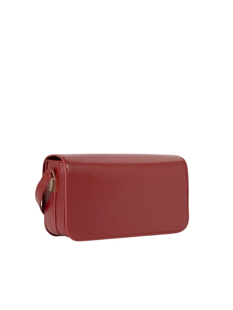 BORSA A TRACOLLA CON PATTINA DONNA ROSSO