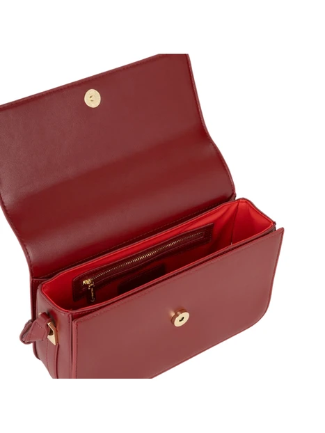 BORSA A TRACOLLA CON PATTINA DONNA ROSSO
