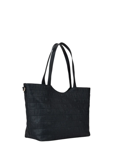 BORSA SHOPPING LOGO ALL-OVER DONNA NERO