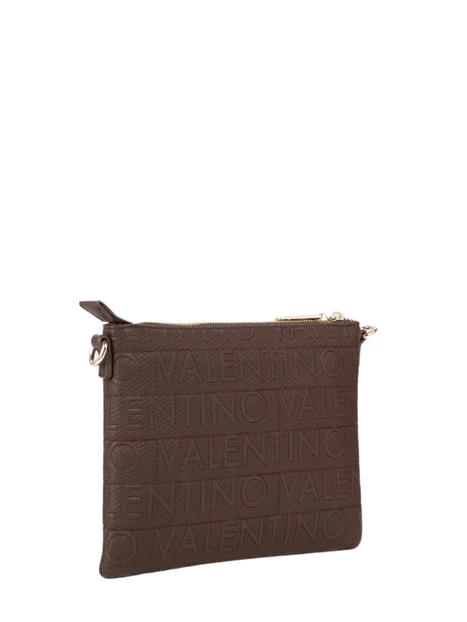 POCHETTE LOGO ALL-OVER DONNA MARRONE