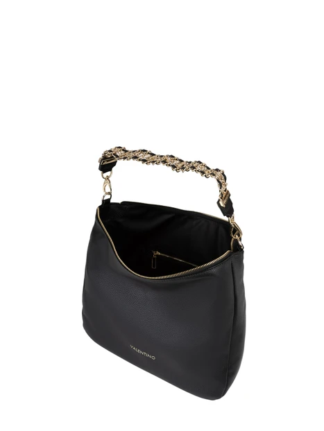 BORSA A SPALLA VBSACG07 A SACCA CON CATENA DONNA NERO