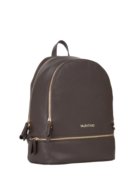 ZAINO CON DOPPIA ZIP DONNA MARRONE
