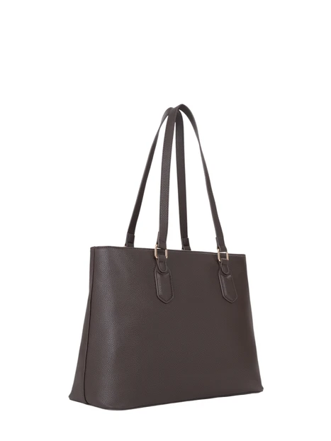 BORSA SHOPPING DOPPI MANICI DONNA MARRONE