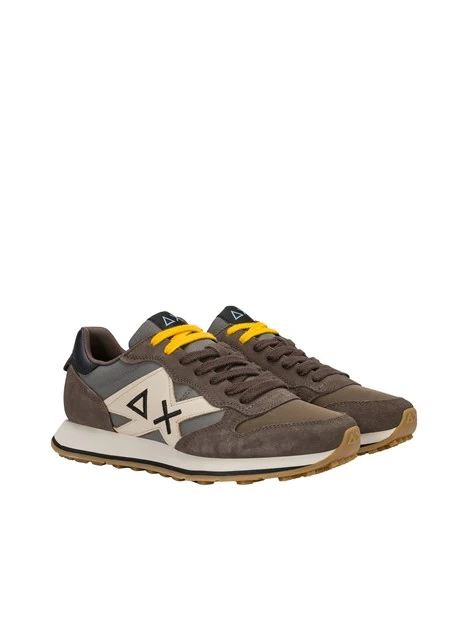 SNEAKERS BASSE Z46122 BICOLORE UOMO MARRONE