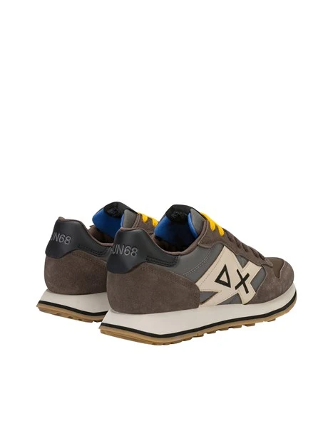 SNEAKERS BASSE Z46122 BICOLORE UOMO MARRONE