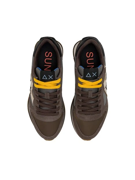 SNEAKERS BASSE Z46122 BICOLORE UOMO MARRONE