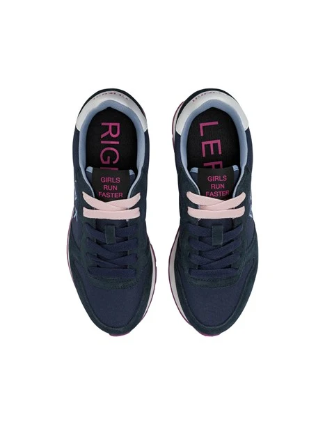 SNEAKERS BASSE Z46201 CON LACCI DONNA BLU