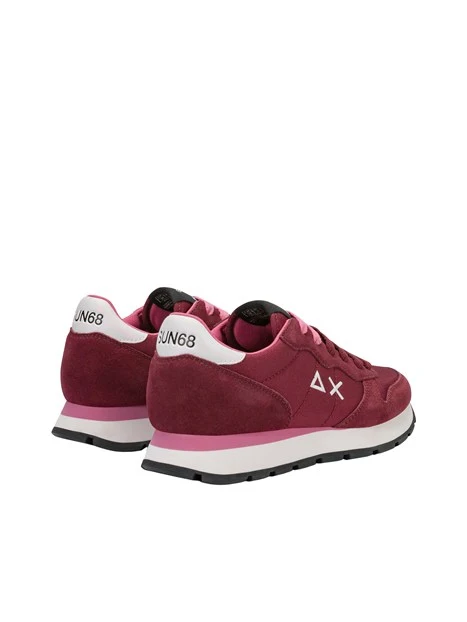 SNEAKERS BASSE Z46201 CON LACCI DONNA BORDEAUX
