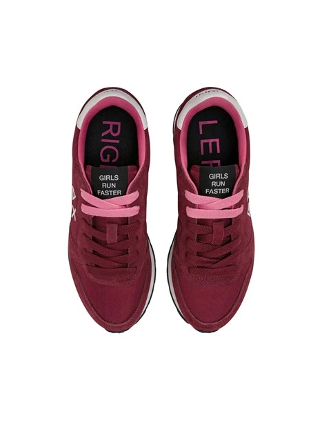 SNEAKERS BASSE Z46201 CON LACCI DONNA BORDEAUX