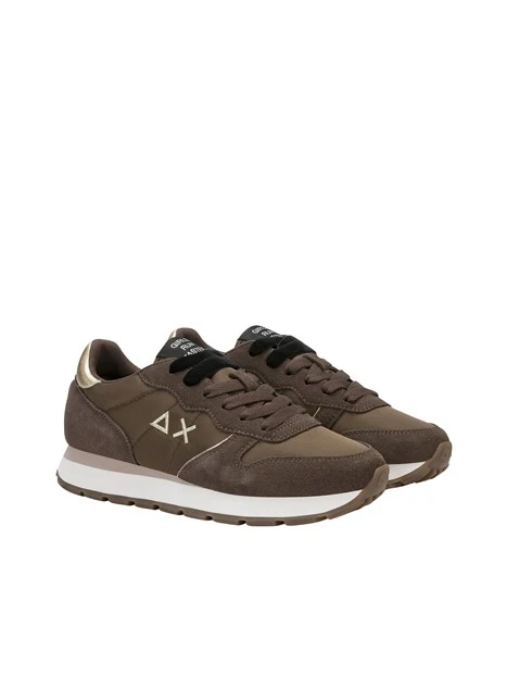 SNEAKERS BASSE Z46202 CON LACCI DONNA MARRONE