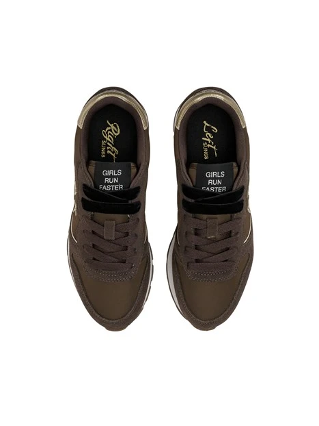SNEAKERS BASSE Z46202 CON LACCI DONNA MARRONE