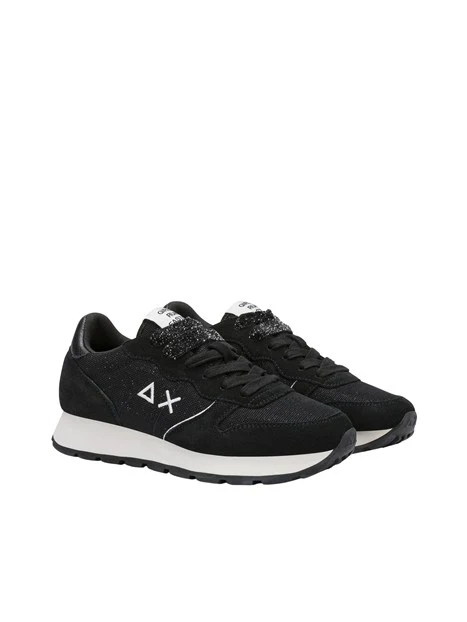 SNEAKERS BASSE Z46204 GLITTERATE DONNA NERO