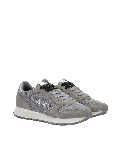 SNEAKERS BASSE Z46204 GLITTERATE DONNA GRIGIO