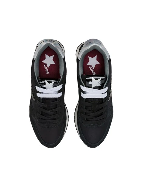 SNEAKERS PLATFORM Z46223 CON STRASS DONNA NERO