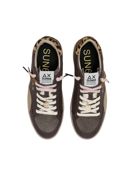 SNEAKERS BASSE Z46249 GOLD EDITION DONNA MARRONE