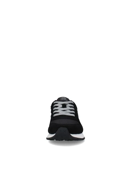 SNEAKERS BASSE CON INSERTI A CONTRASTO BAMBINO NERO