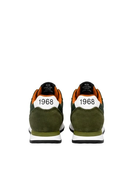 SNEAKERS BASSE CON LACCI BAMBINO VERDE