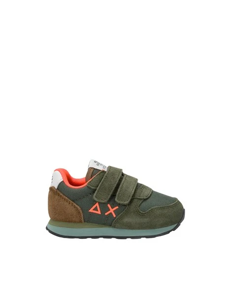 SNEAKERS BASSE CON STRAPPI BAMBINO VERDE