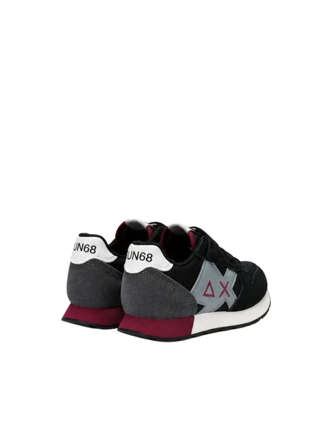 SNEAKERS BASSE CON LACCI BAMBINO NERO
