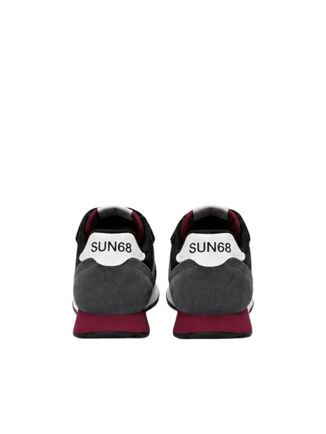 SNEAKERS BASSE CON LACCI BAMBINO NERO