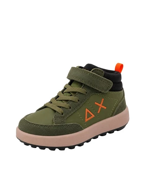 SNEAKERS BASSE PRIMI PASSI MIDI BAMBINO VERDE