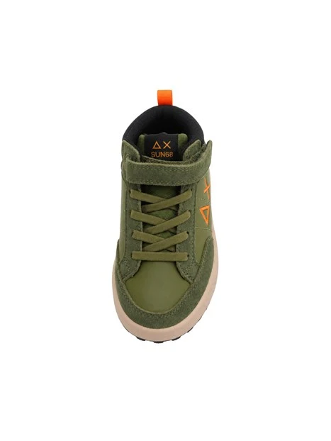 SNEAKERS BASSE PRIMI PASSI MIDI BAMBINO VERDE