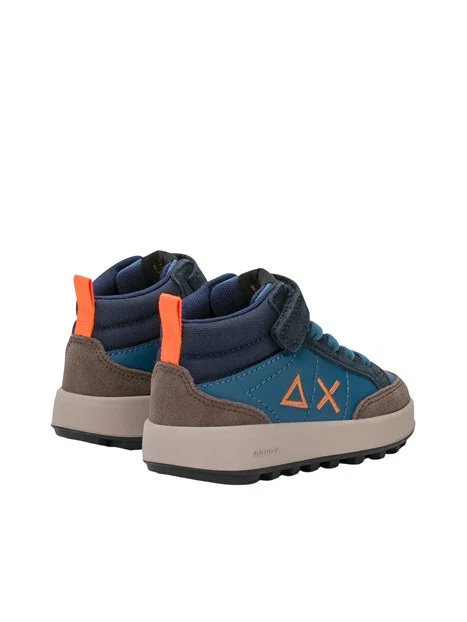 SNEAKERS ALTE Z46335B MIDI CON STRAPPO BAMBINO BLU
