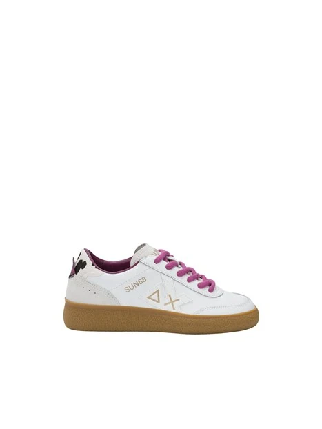 SNEAKERS BASSE CON LACCI DONNA BIANCO