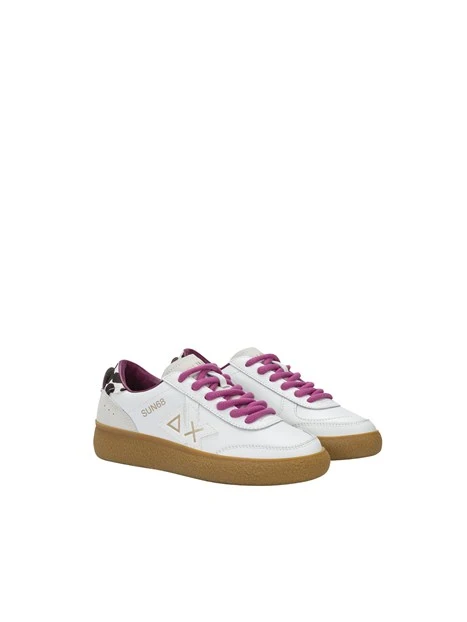 SNEAKERS BASSE CON LACCI DONNA BIANCO