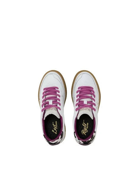 SNEAKERS BASSE CON LACCI DONNA BIANCO