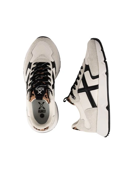 SNEAKERS PLATFORM 4191018 ANIMALIER DONNA BIANCO