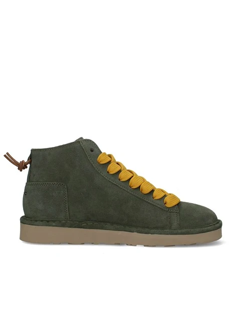SNEAKERS ALTE CON LACCI OVERSIZE UOMO VERDE