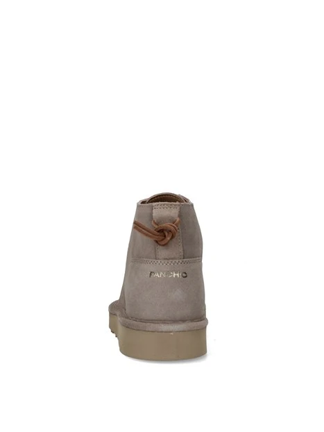 SNEAKERS ALTE CON LACCI OVERSIZE UOMO BEIGE