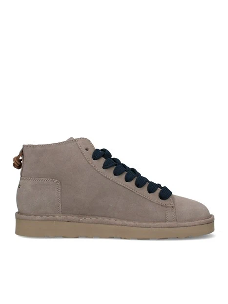 SNEAKERS ALTE CON LACCI OVERSIZE UOMO BEIGE