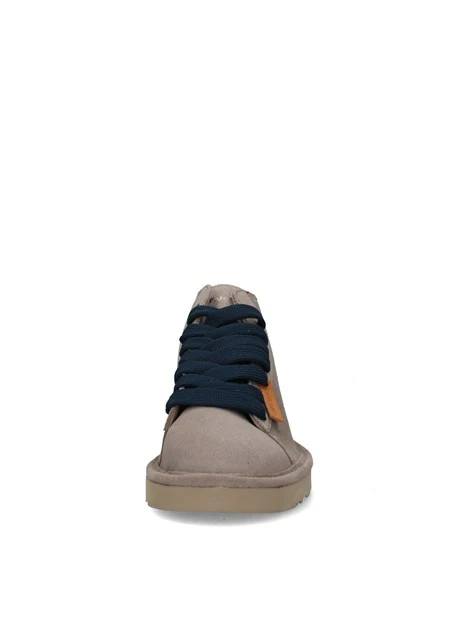 SNEAKERS ALTE CON LACCI OVERSIZE UOMO BEIGE