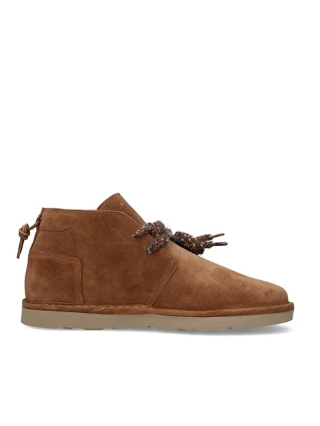 STRINGATE POLACCHINE IN CAMOSCIO CON LACCI OVERSIZE UOMO MARRONE