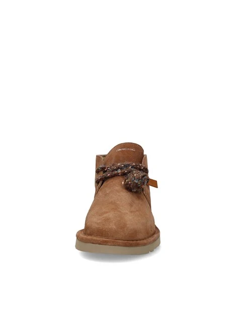 STRINGATE POLACCHINE IN CAMOSCIO CON LACCI OVERSIZE UOMO MARRONE