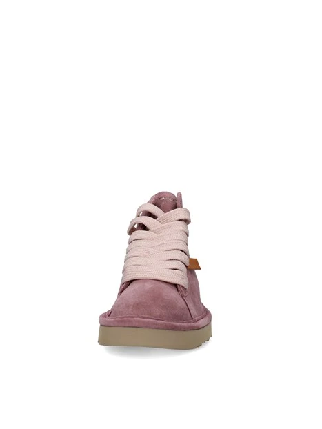 SNEAKERS ALTE CON LACCI OVERSIZE DONNA ROSA