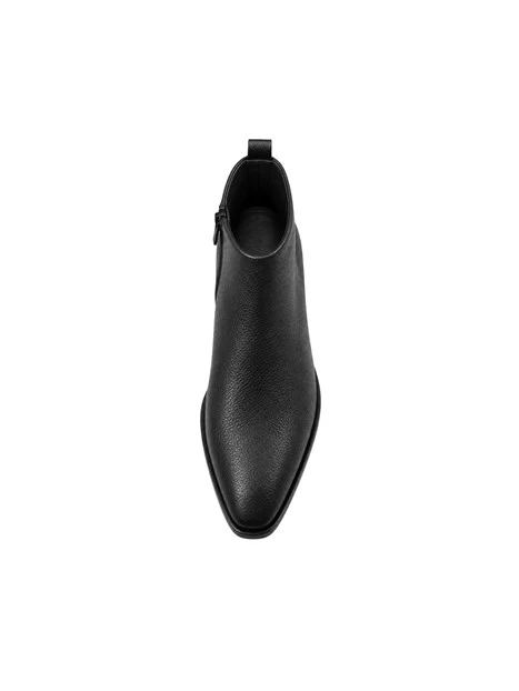 STIVALETTI TACCO BASSO 40705 DONNA NERO