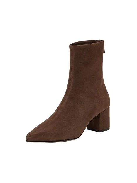 STIVALETTI TACCO ALTO 40734 DONNA MARRONE
